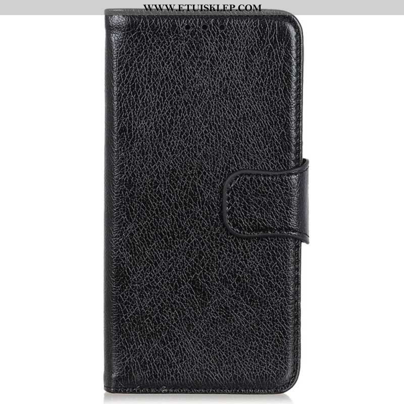 Etui Folio do Samsung Galaxy M13 Prawdziwa Skóra Nappa